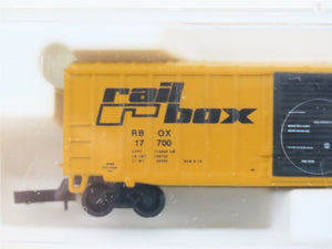 Z Scale Micro-Trains MTL 14201 RBOX Railbox 50' Ribside Box Car #17700