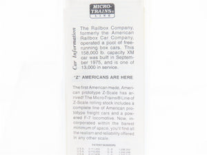 Z Scale Micro-Trains MTL 14201 RBOX Railbox 50' Ribside Box Car #17700