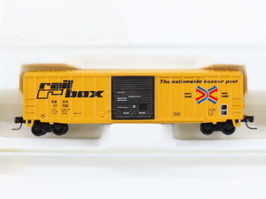 Z Scale Kadee Micro-Trains MTL 14201-2 RBOX Railbox Ribside Box Car #17700