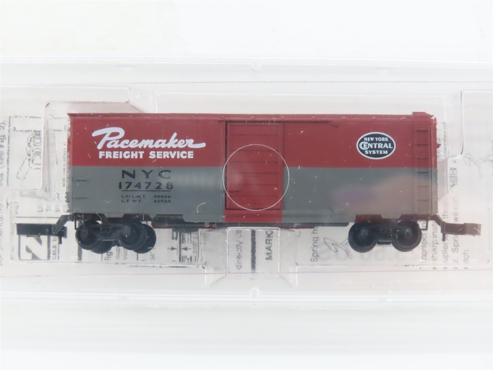 Z Scale Micro-Trains MTL 14149 NYC Pacemaker 40' Single Door Box Car #174728
