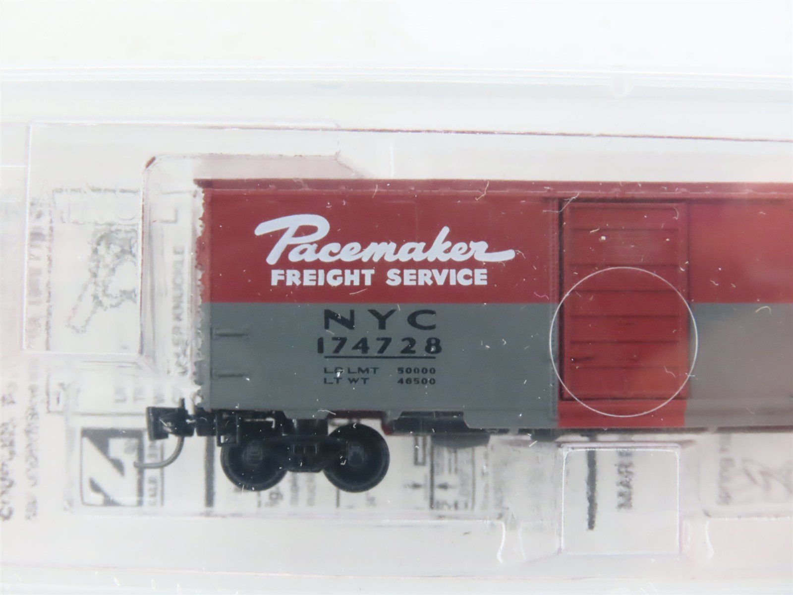 Z Scale Micro-Trains MTL 14149-2 NYC Pacemaker 40' Single Door Box Car #174728