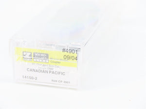 Z Scale Micro-Trains MTL 14150-2 CP Canadian Pacific 40' Single Door Boxcar 4901