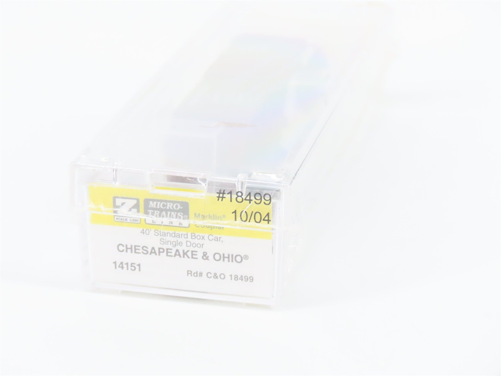 Z Scale Micro-Trains MTL 14151 C&O Chesapeake & Ohio Progress 40' Box Car #18499