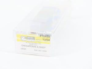 Z Scale Micro-Trains MTL 14151 C&O Chesapeake & Ohio Progress 40' Box Car #18499