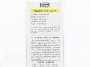 Z Scale Micro-Trains MTL 14151-2 C&O Chesapeake & Ohio Progress Box Car #18499