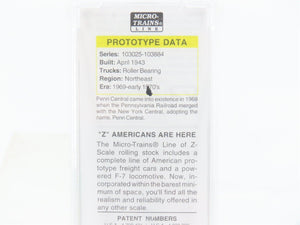 Z Scale Micro-Trains MTL 50000030 PC Penn Central 40' Single Door Boxcar #103601