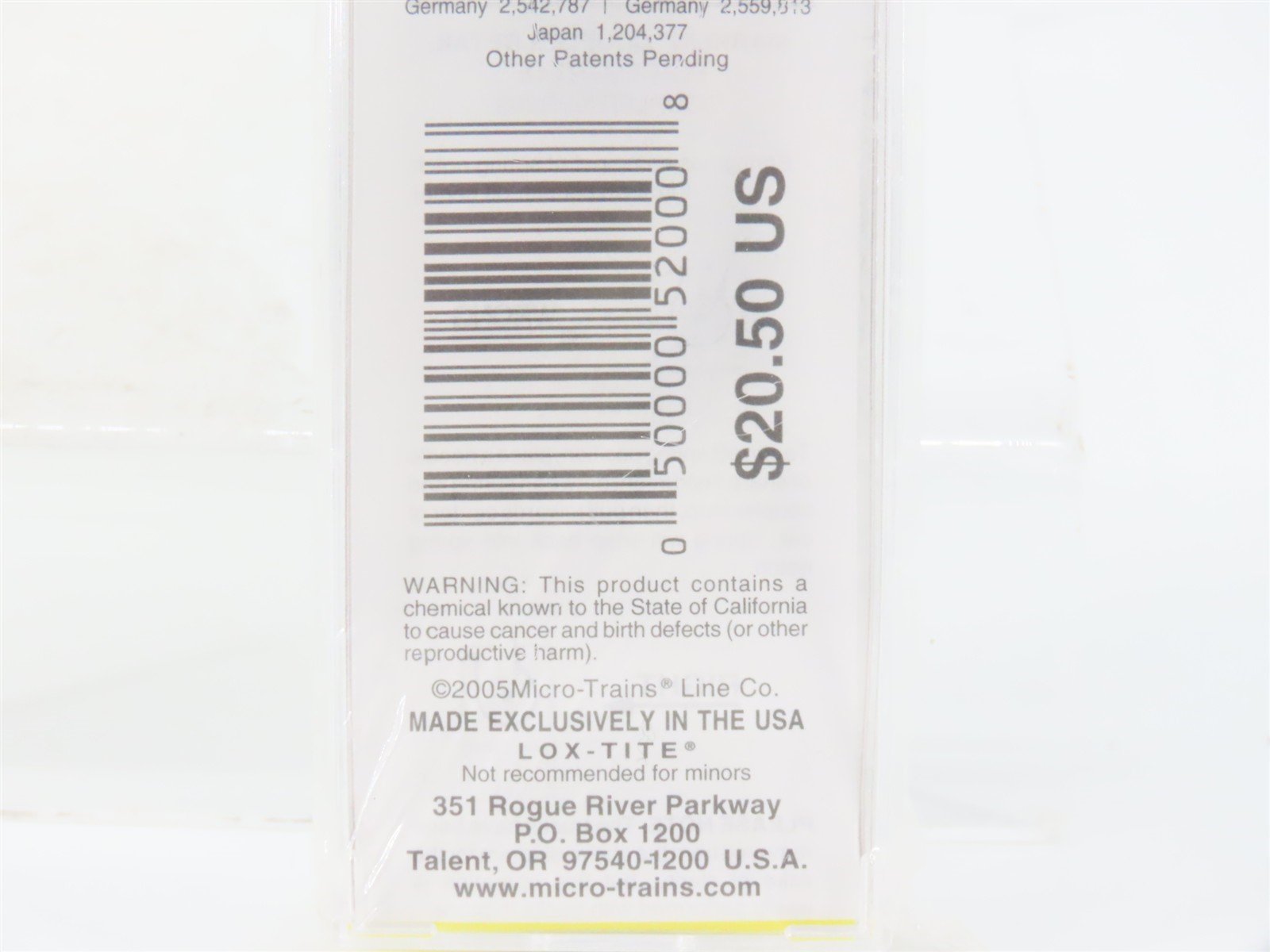 Z Scale Micro-Trains MTL 50000520 SAL Seaboard Air Line 