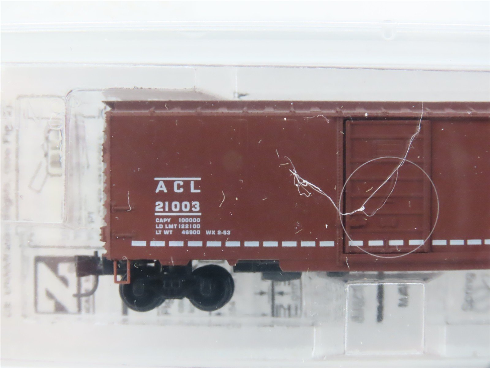 Z Scale Micro-Trains MTL 50000530 ACL Atlantic Coast Line 40' Box Car #21003