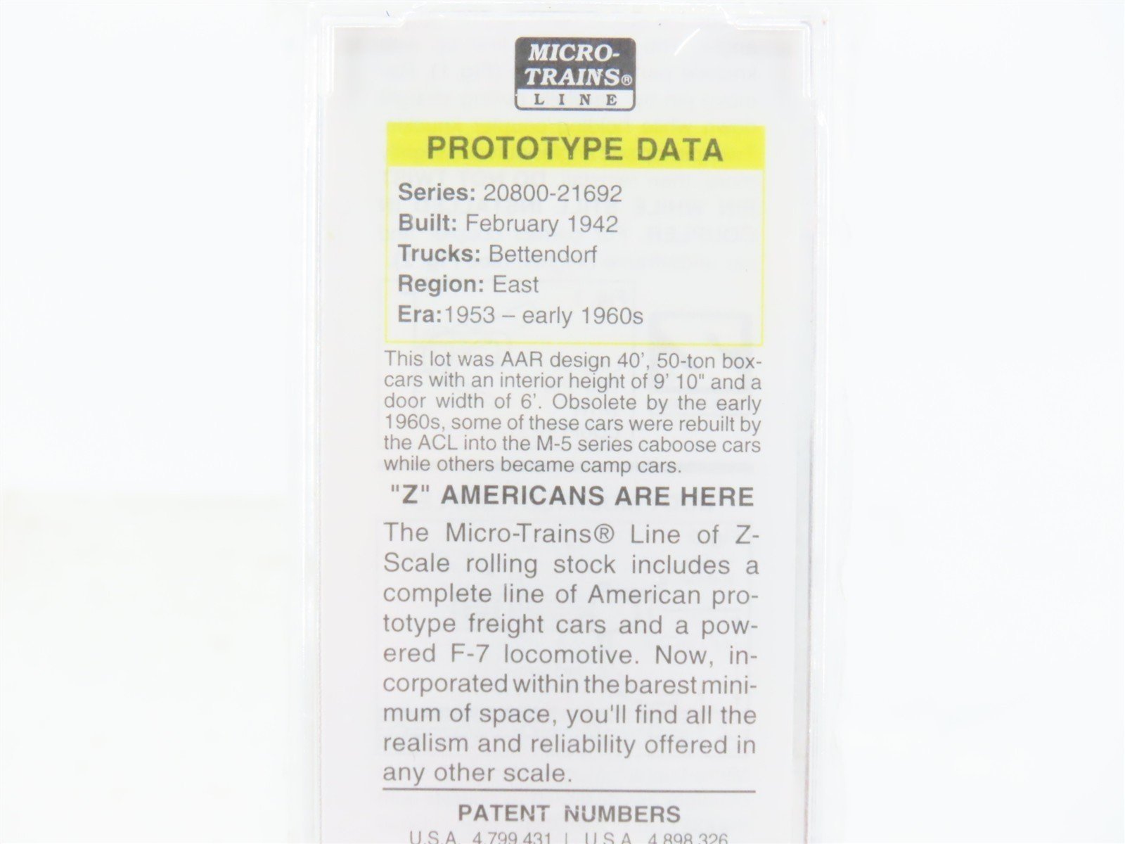 Z Scale Micro-Trains MTL 50000530 ACL Atlantic Coast Line 40' Box Car #21003