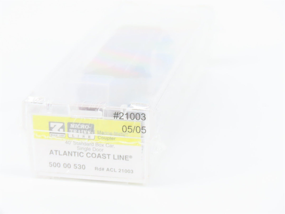 Z Scale Micro-Trains MTL 50000530 ACL Atlantic Coast Line 40&#39; Box Car #21003