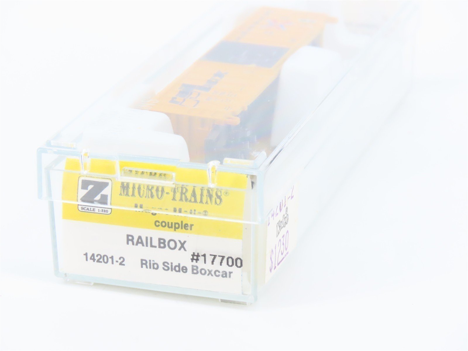 Z Scale Kadee Micro-Trains MTL 14201-2 RBOX Railbox Ribside Box Car #17700