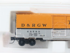 Z Scale Micro-Trains MTL 14148-2 D&RGW Rio Grande 40' Single Door Box Car #69789