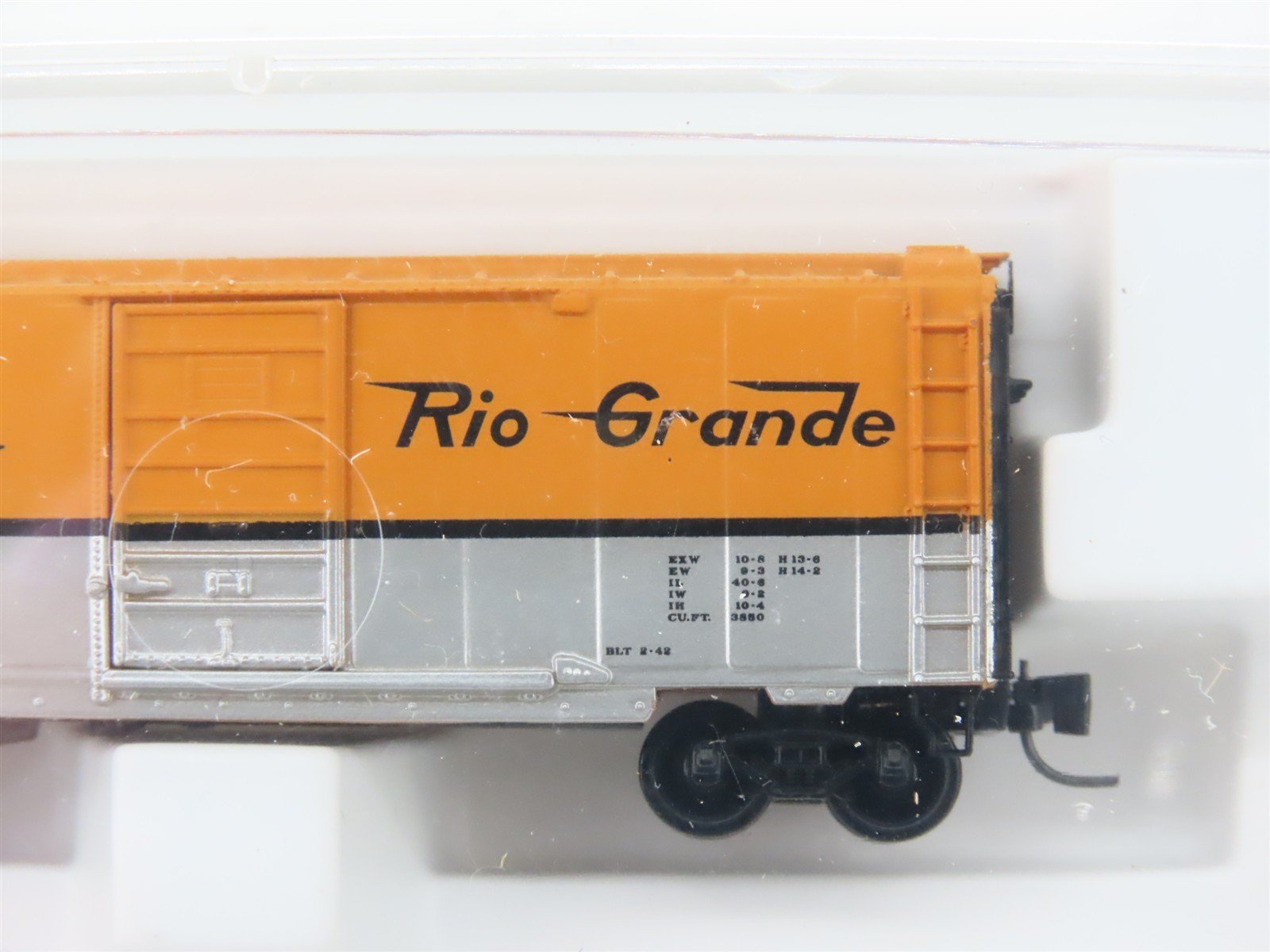 Z Scale Micro-Trains MTL 14148-2 D&RGW Rio Grande 40' Single Door Box Car #69789