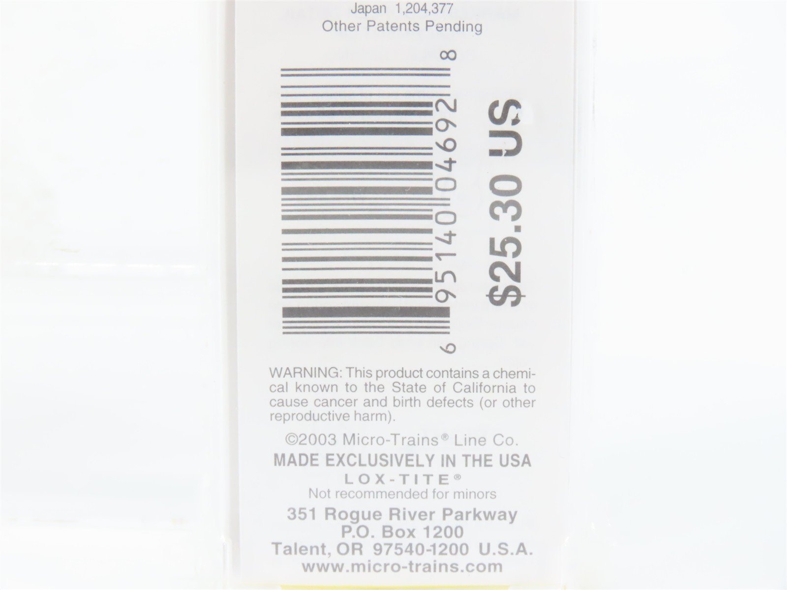 Z Scale Micro-Trains MTL 14148-2 D&RGW Rio Grande 40' Single Door Box Car #69789
