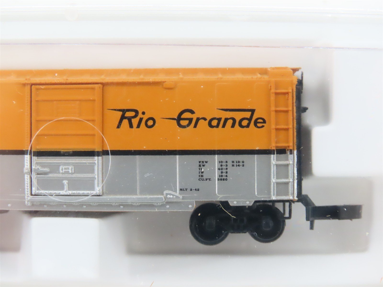 Z Scale Micro-Trains MTL 14148 D&RGW Rio Grande 40' Single Door Box Car #69789
