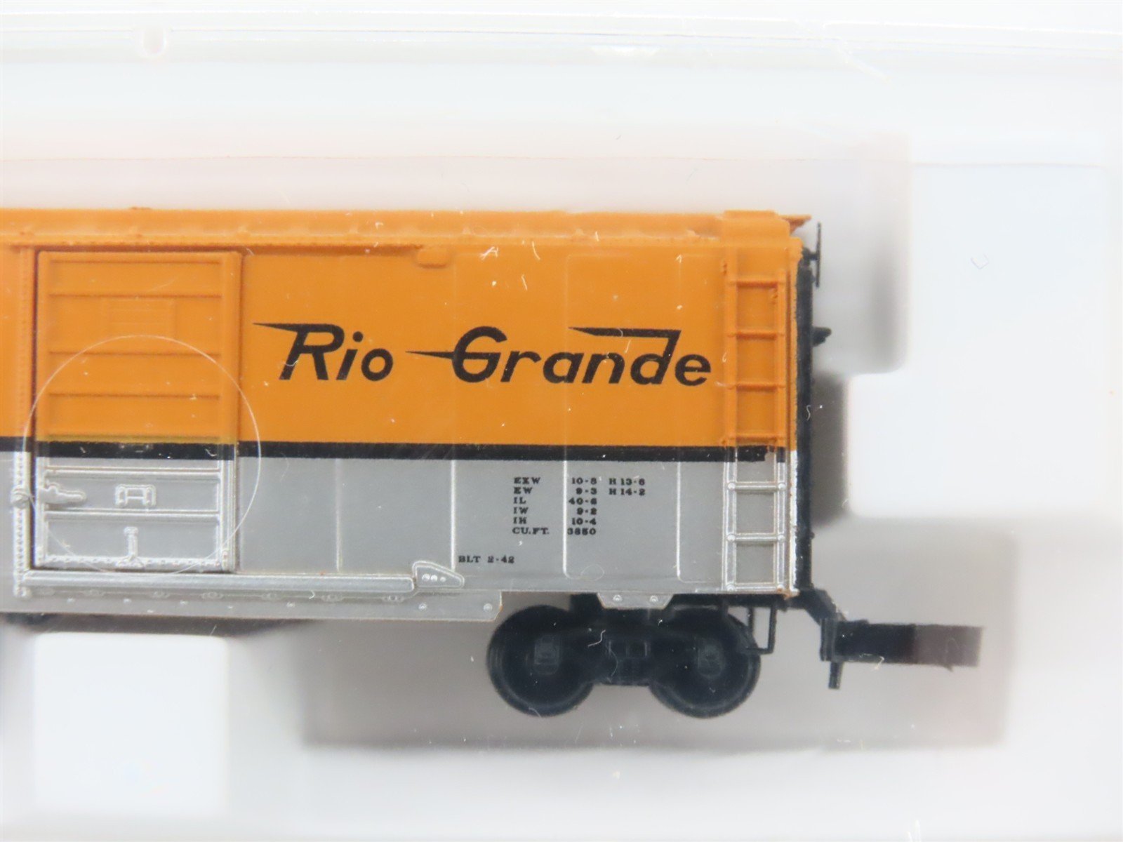 Z Scale Micro-Trains MTL 14148 D&RGW Rio Grande 40' Single Door Box Car #69789