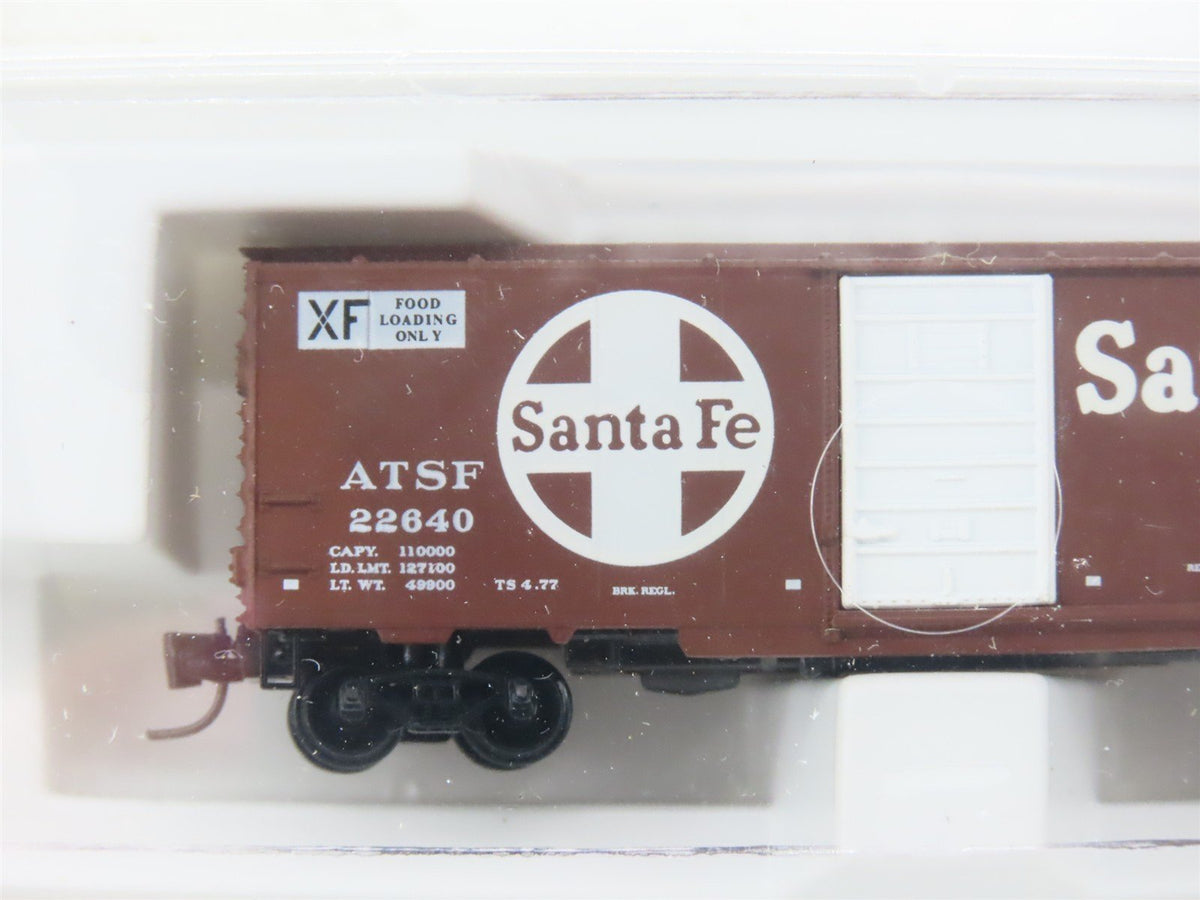 Z Scale Micro-Trains MTL 14147-2 ATSF Santa Fe 40&#39; Single Door Box Car #22640