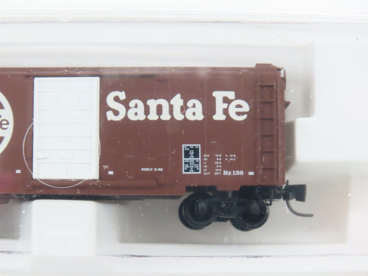 Z Scale Micro-Trains MTL 14147-2 ATSF Santa Fe 40&#39; Single Door Box Car #22640