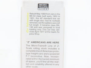 Z Scale Micro-Trains MTL 14147-2 ATSF Santa Fe 40' Single Door Box Car #22640