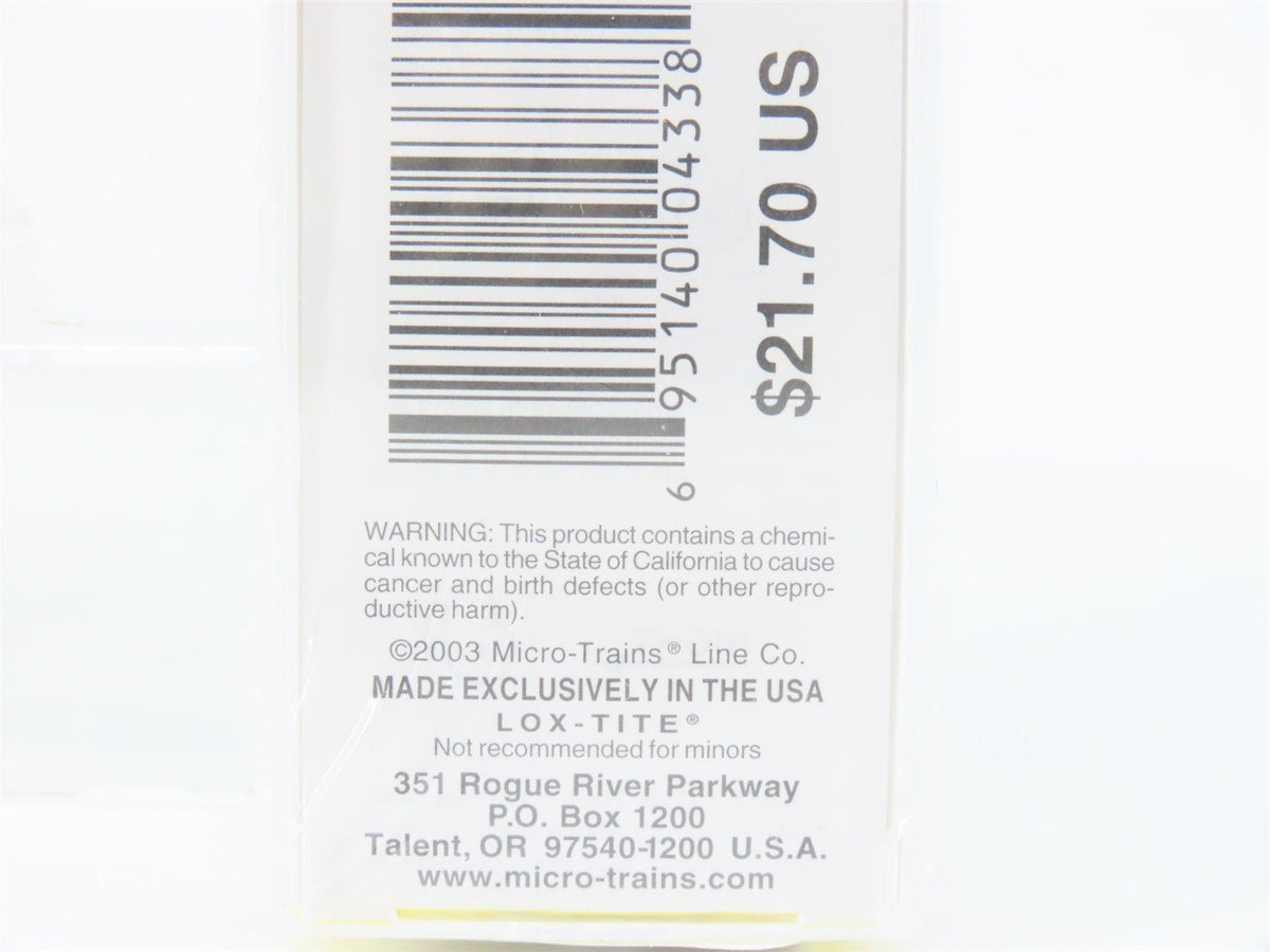 Z Scale Micro-Trains MTL 14147-2 ATSF Santa Fe 40&#39; Single Door Box Car #22640