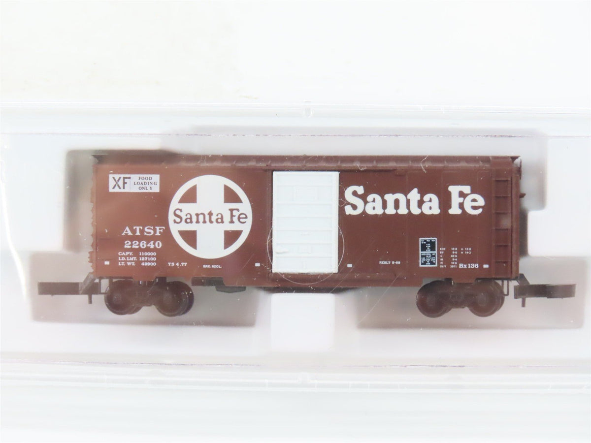 Z Scale Micro-Trains MTL 14147 ATSF Santa Fe 40&#39; Single Door Box Car #22640