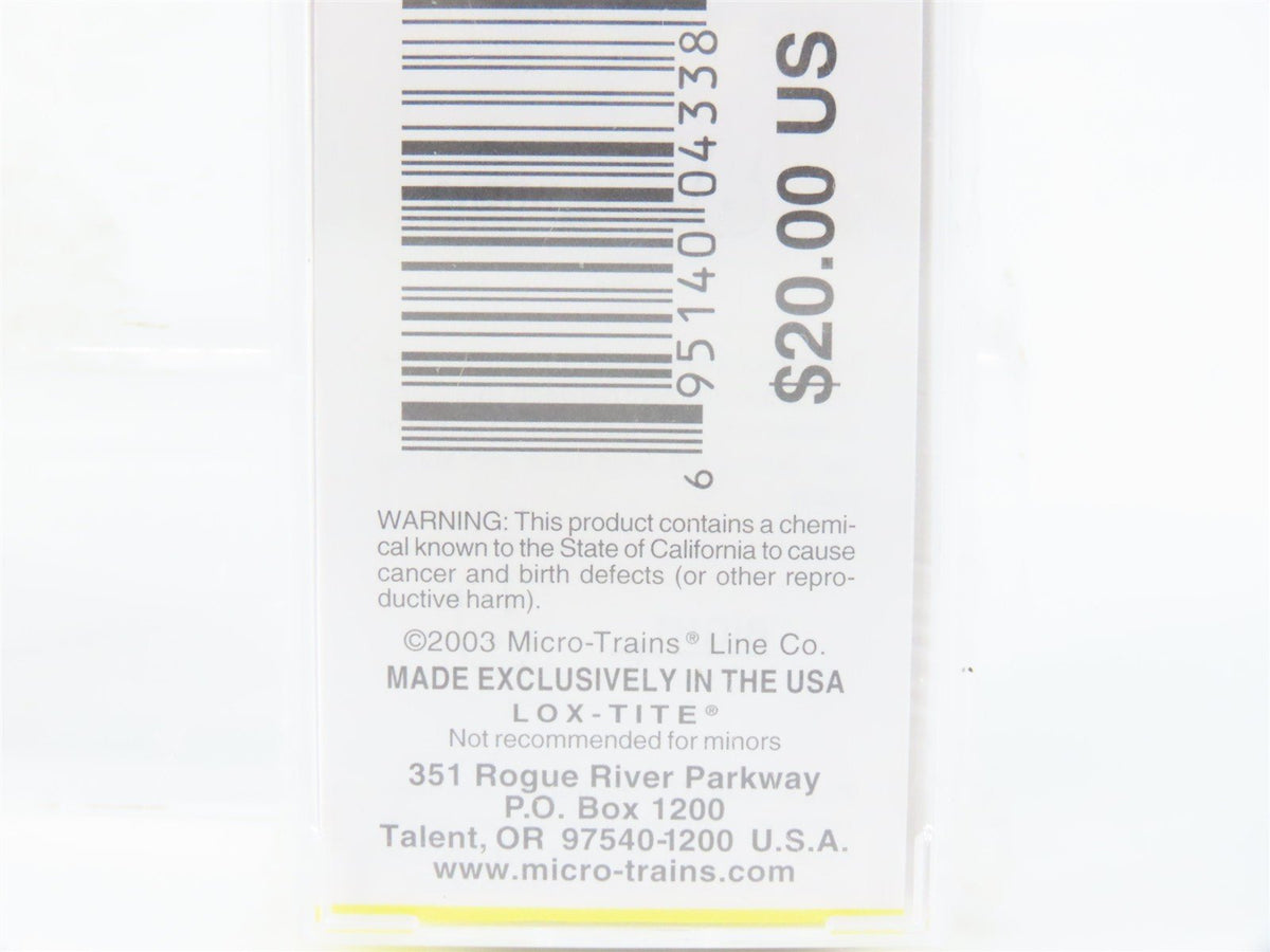 Z Scale Micro-Trains MTL 14147 ATSF Santa Fe 40&#39; Single Door Box Car #22640