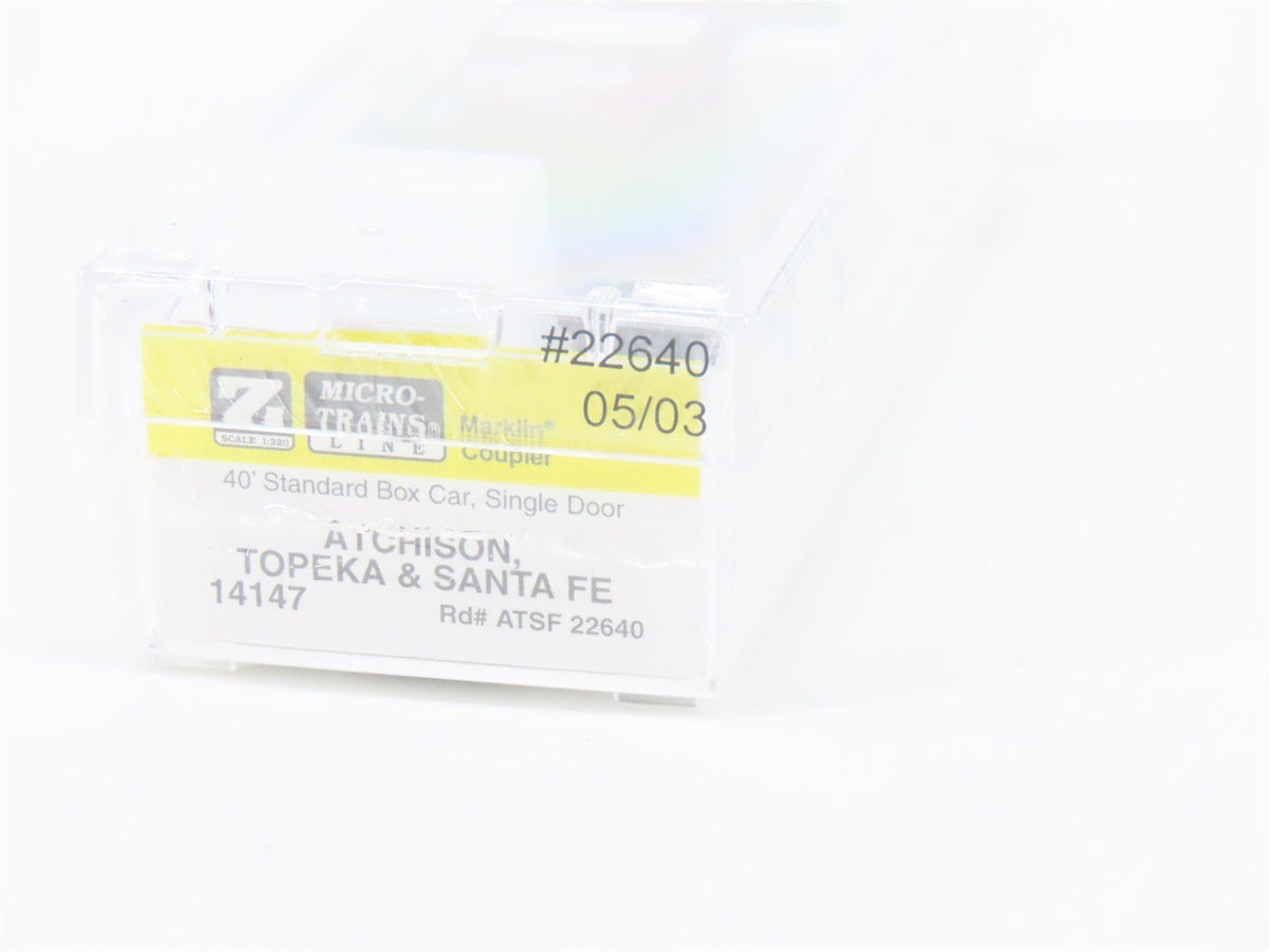 Z Scale Micro-Trains MTL 14147 ATSF Santa Fe 40&#39; Single Door Box Car #22640