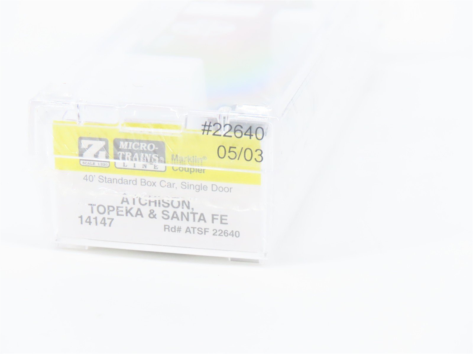 Z Scale Micro-Trains MTL 14147 ATSF Santa Fe 40' Single Door Box Car #22640