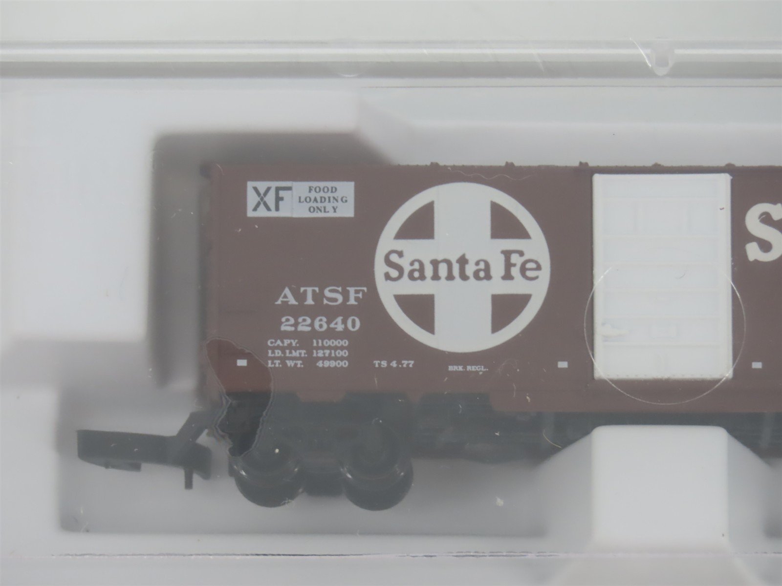 Z Scale Micro-Trains MTL 14147 ATSF Santa Fe 40' Single Door Box Car #22640