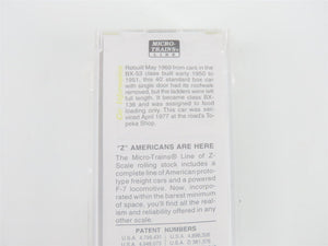 Z Scale Micro-Trains MTL 14147 ATSF Santa Fe 40' Single Door Box Car #22640