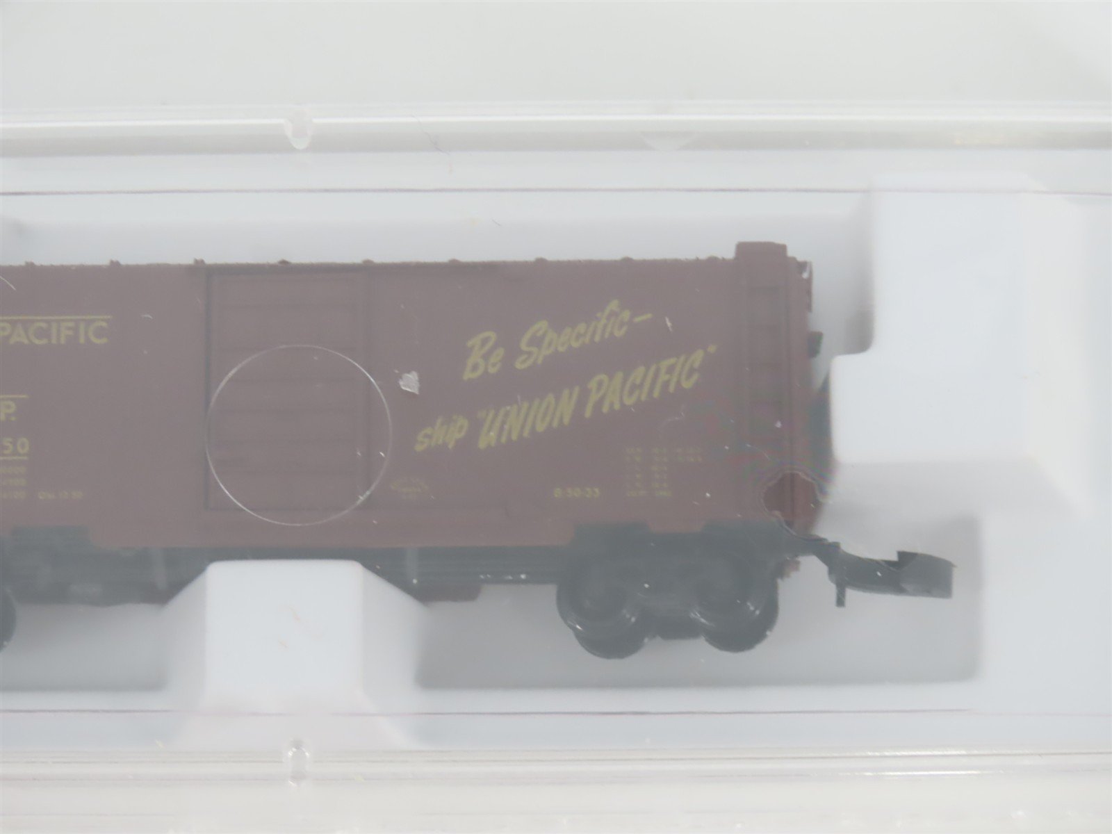 Z Scale Micro-Trains MTL 14145 UP Union Pacific Be Specific 40' Box Car #193450