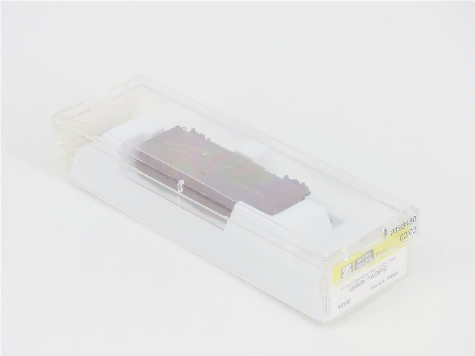 Z Scale Micro-Trains MTL 14145 UP Union Pacific Be Specific 40' Box Car #193450