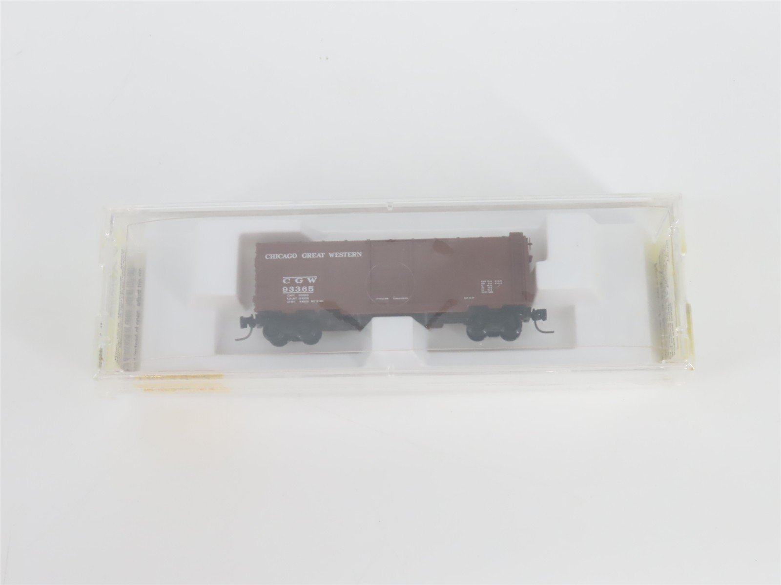 Z Scale Micro-Trains MTL 14139-2 CGW Chicago Great Western 40' Box Car #93365