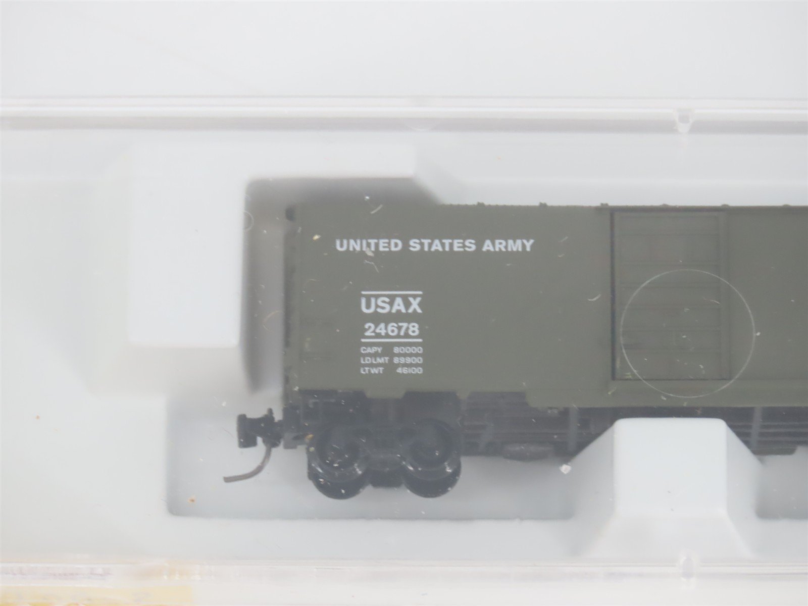 Z Scale Micro-Trains MTL 14138-2 USAX United States Army 40' Box Car #24678