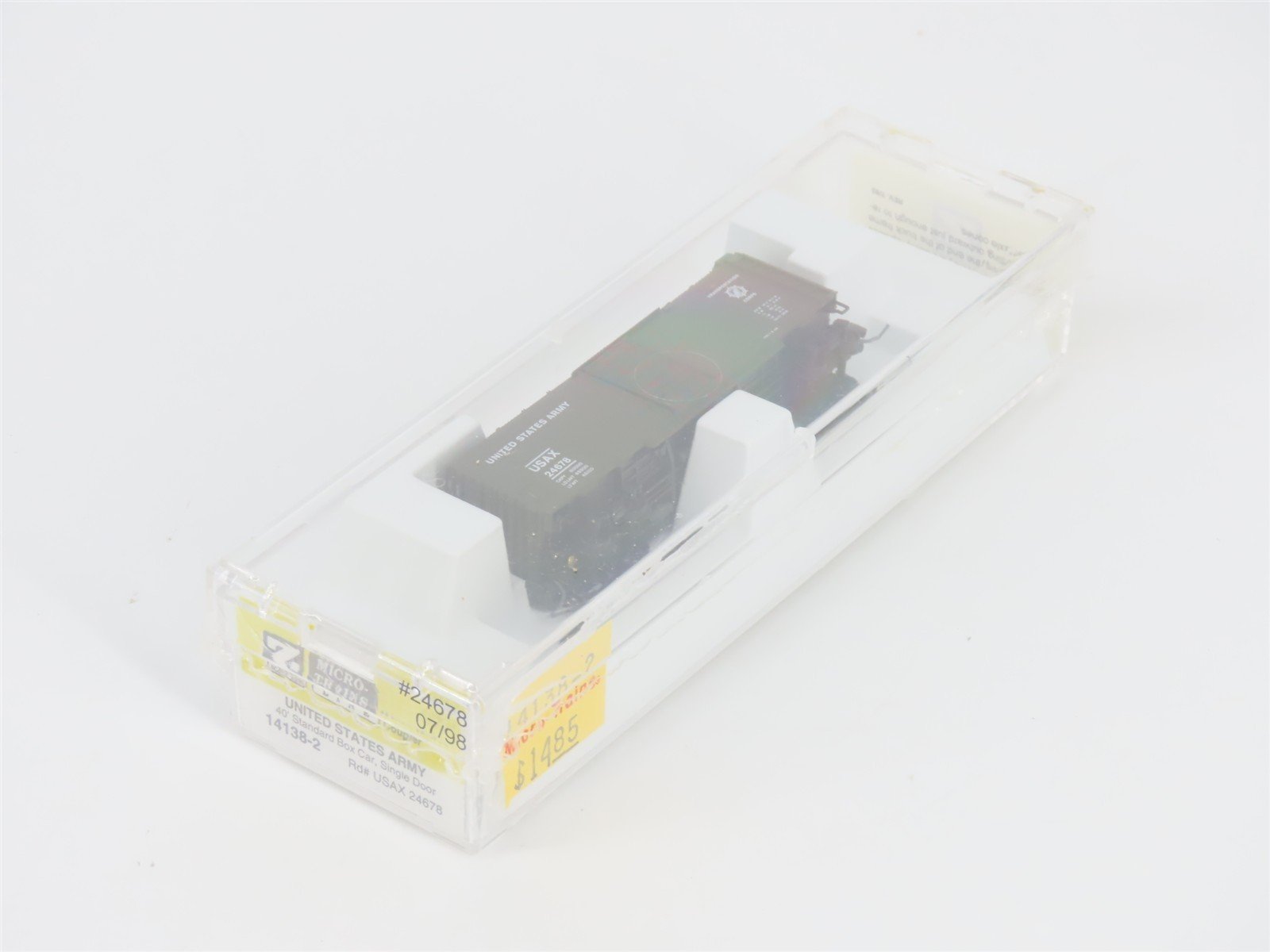 Z Scale Micro-Trains MTL 14138-2 USAX United States Army 40' Box Car #24678