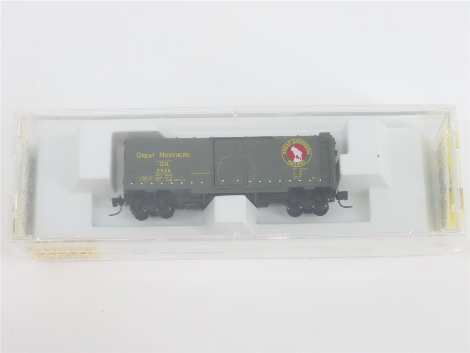 Z Scale Micro-Trains MTL 14134-2 GN Great Northern 40' Single Door Box Car #2538