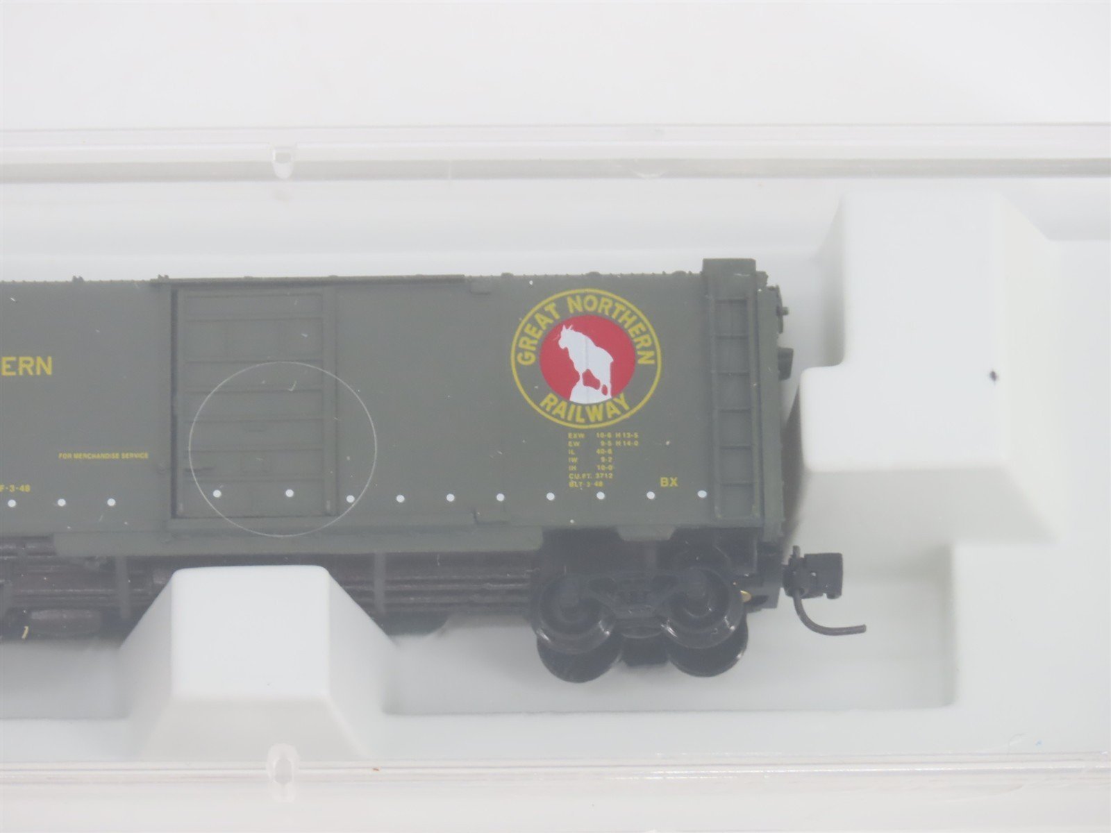 Z Scale Micro-Trains MTL 14134-2 GN Great Northern 40' Single Door Box Car #2538
