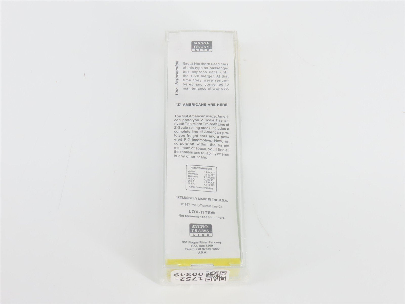 Z Scale Micro-Trains MTL 14134-2 GN Great Northern 40' Single Door Box Car #2538