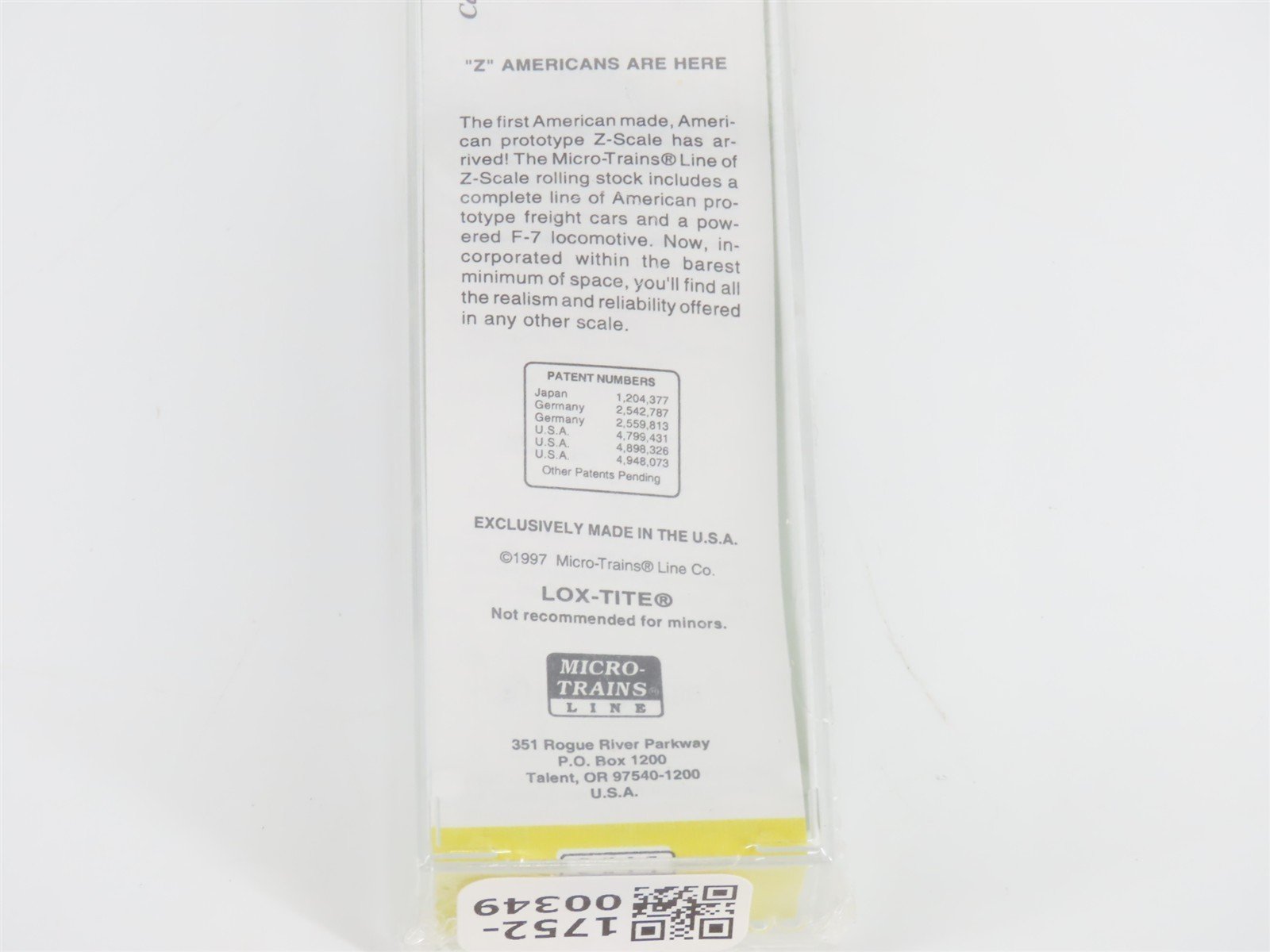 Z Scale Micro-Trains MTL 14134-2 GN Great Northern 40' Single Door Box Car #2538
