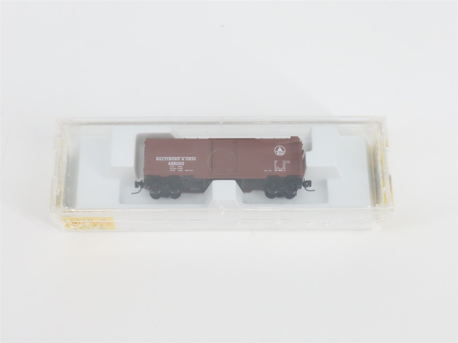 Z Scale Micro-Trains MTL 14132-2 B&O Baltimore & Ohio 40' Box Car #465000
