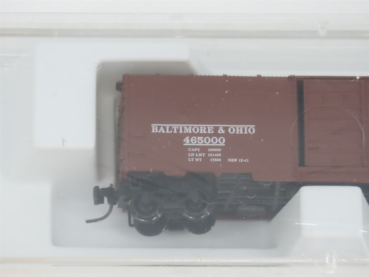 Z Scale Micro-Trains MTL 14132-2 B&amp;O Baltimore &amp; Ohio 40&#39; Box Car #465000
