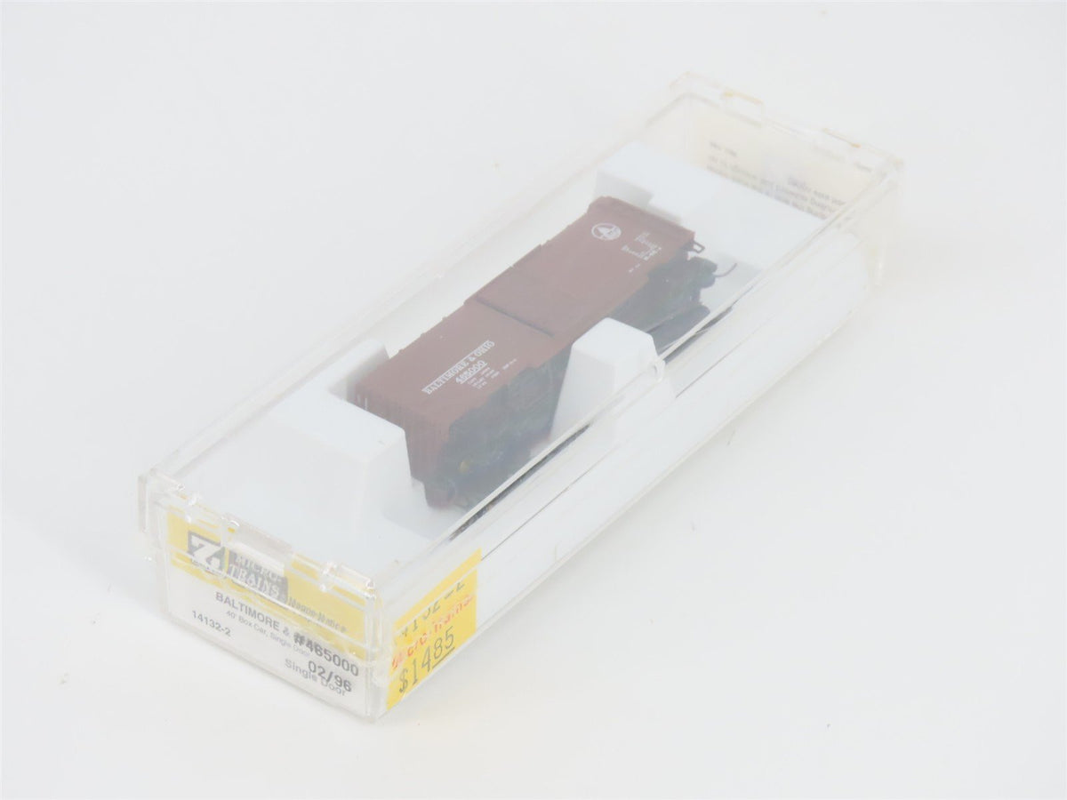 Z Scale Micro-Trains MTL 14132-2 B&amp;O Baltimore &amp; Ohio 40&#39; Box Car #465000