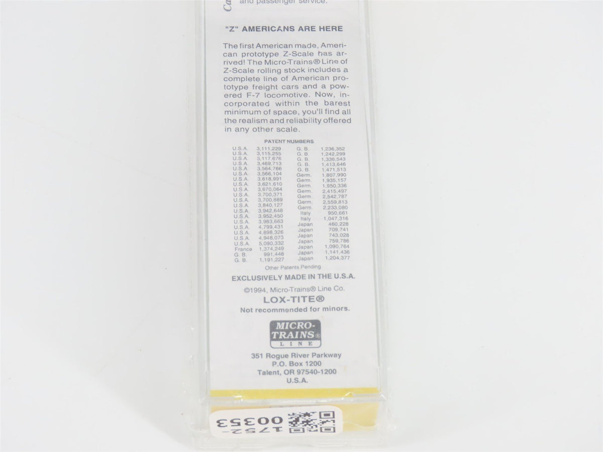 Z Scale Micro-Trains MTL 14132-2 B&amp;O Baltimore &amp; Ohio 40&#39; Box Car #465000