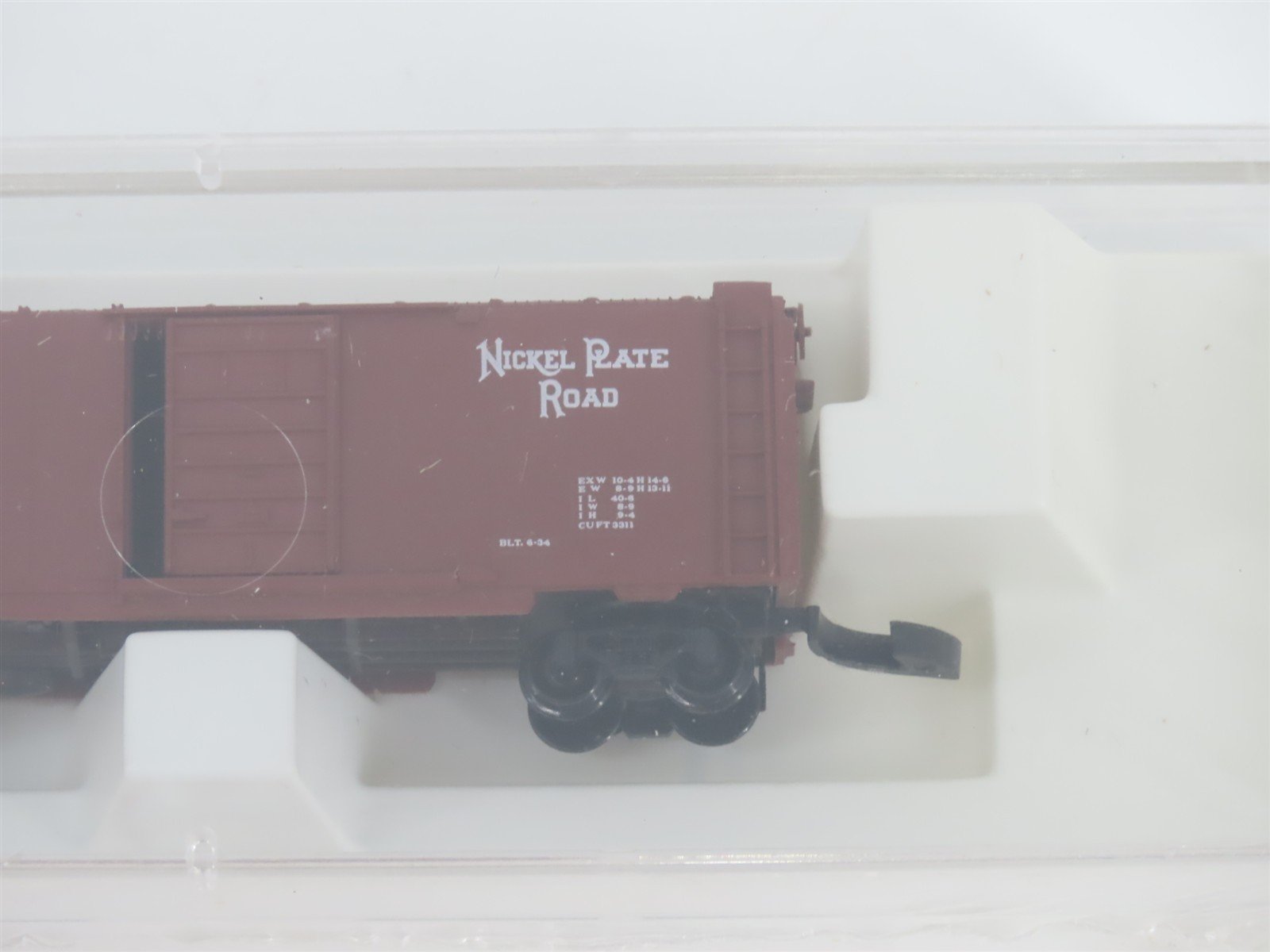 Z Scale Micro-Trains MTL 14123 NKP Nickel Plate Road 40' Box Car #13456