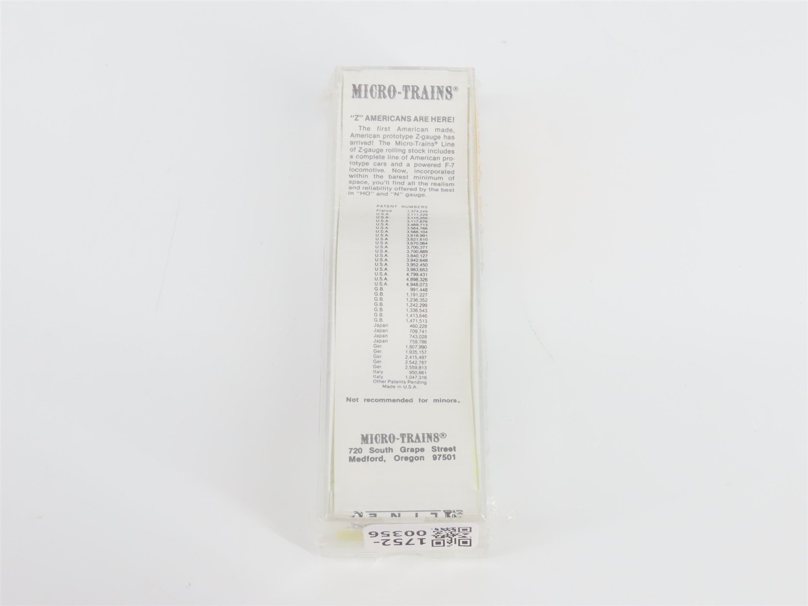 Z Scale Micro-Trains MTL 14123 NKP Nickel Plate Road 40' Box Car #13456