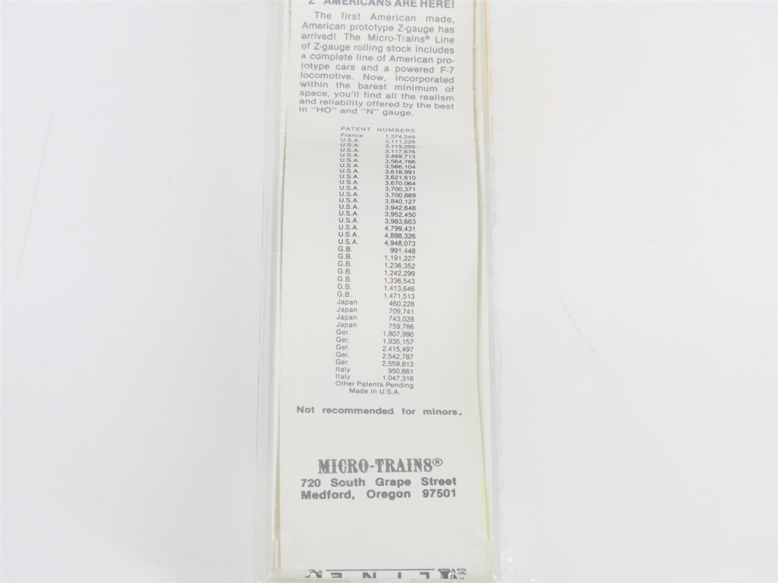 Z Scale Micro-Trains MTL 14123 NKP Nickel Plate Road 40' Box Car #13456