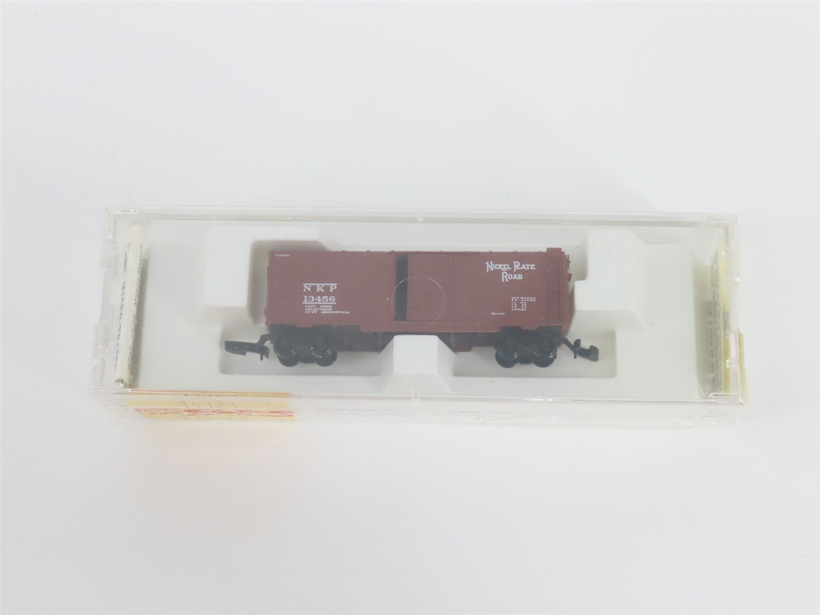 Z Scale Micro-Trains MTL 14123 NKP Nickel Plate Road 40' Box Car #13456