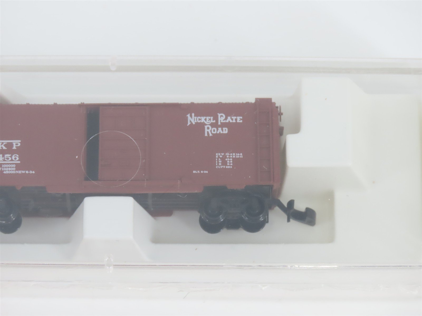 Z Scale Micro-Trains MTL 14123 NKP Nickel Plate Road 40' Box Car #13456