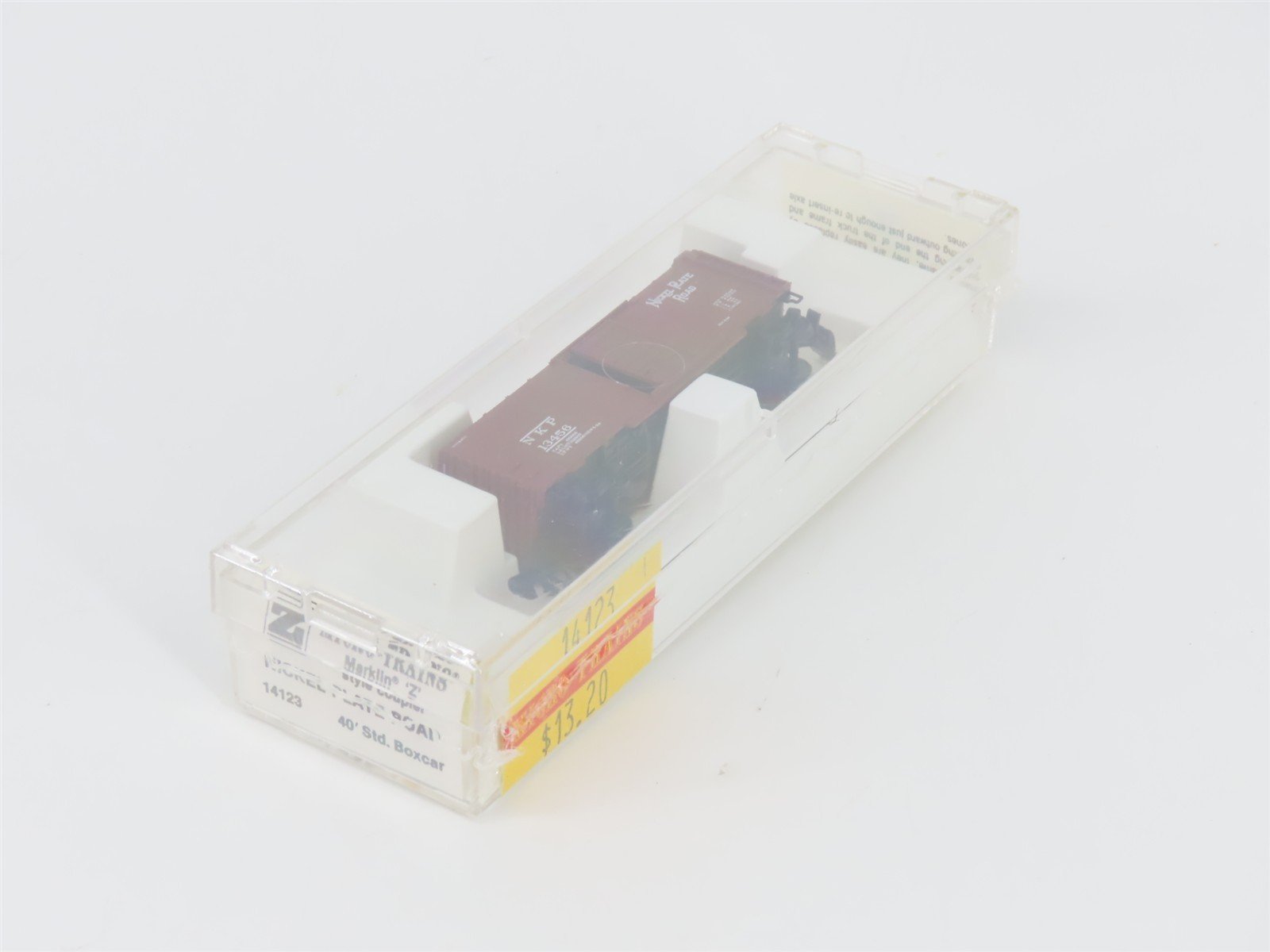 Z Scale Micro-Trains MTL 14123 NKP Nickel Plate Road 40' Box Car #13456