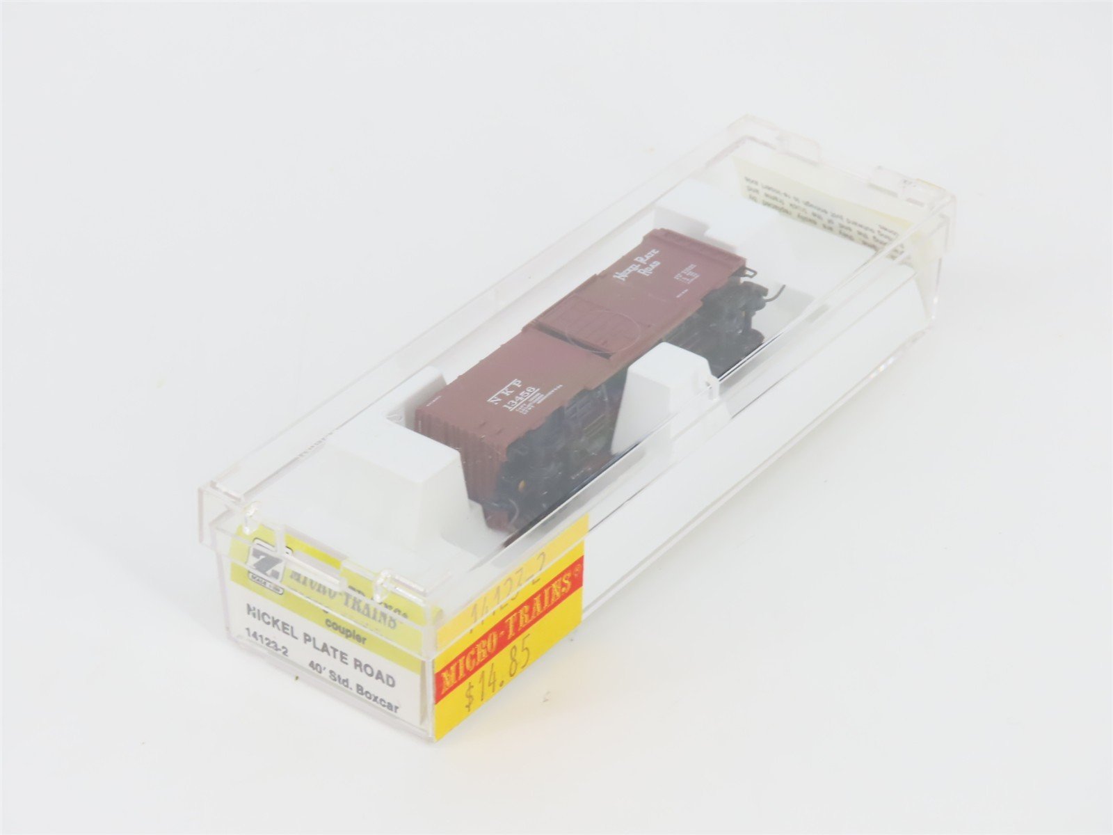 Z Scale Micro-Trains MTL 14123-2 NKP Nickel Plate Road 40' Box Car #13456